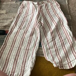 Stripped cropped pants